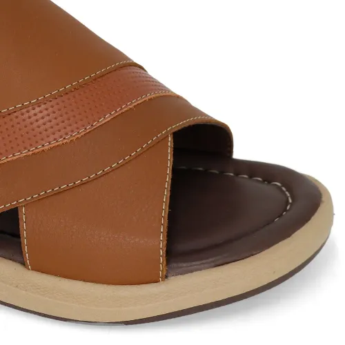 CONTERS Sandalias Casuales De Cuero Para Hombre Kn25q3-838