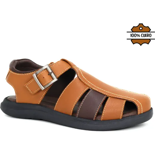 CONTERS  de Hombre modelo Sandalias Casuales De Cuero Para Hombre Kn25q3-832 coñacs hombre 2025111721364970194 Badana Eva