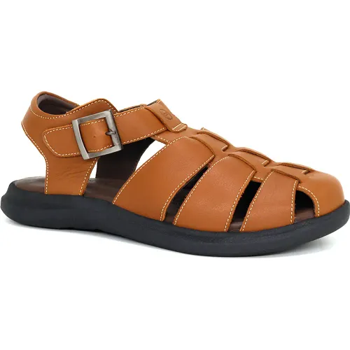 CONTERS Sandalias Casuales De Cuero Para Hombre Kn25q3-828