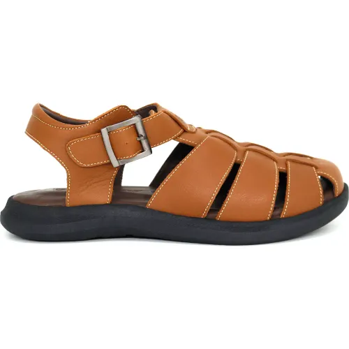 CONTERS Sandalias Casuales De Cuero Para Hombre Kn25q3-828