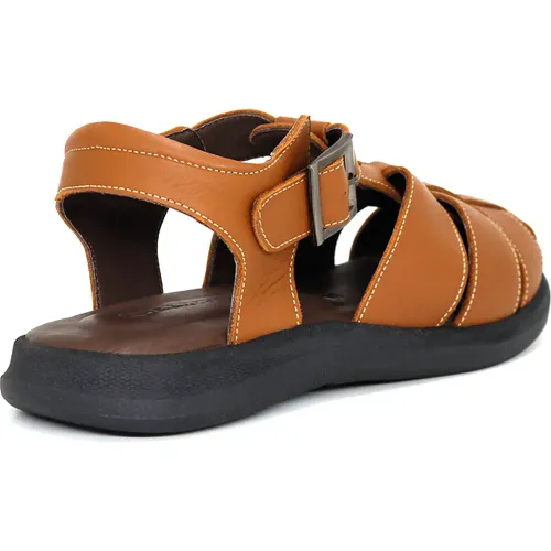 CONTERS Sandalias Casuales De Cuero Para Hombre Kn25q3-828