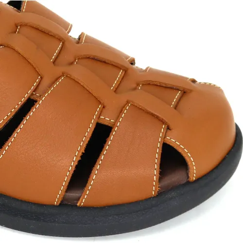 CONTERS Sandalias Casuales De Cuero Para Hombre Kn25q3-828