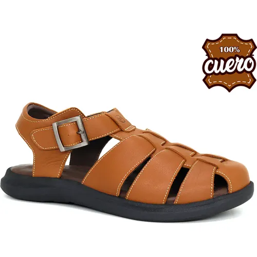 Sandalias Conters Casuales De Cuero Para Hombre Kn25q3-828 | Platanitos