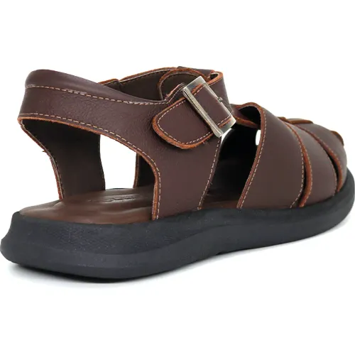 CONTERS Sandalias Casuales De Cuero Para Hombre Kn25q3-828