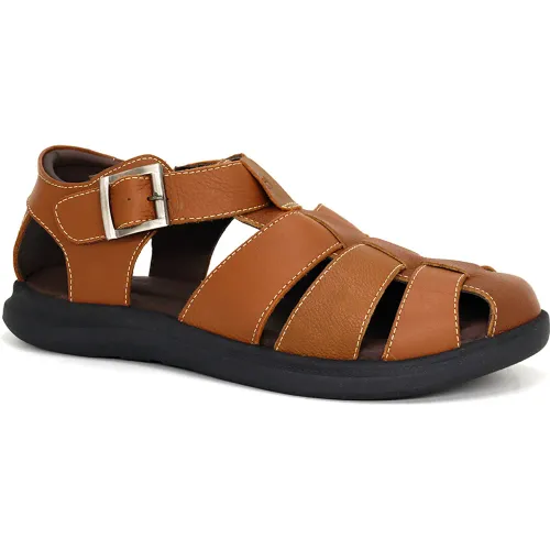 CONTERS Sandalias Casuales De Cuero Para Hombre Kn25q3-825