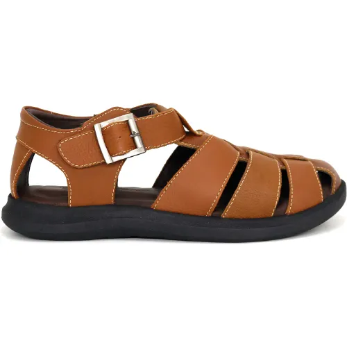 CONTERS Sandalias Casuales De Cuero Para Hombre Kn25q3-825