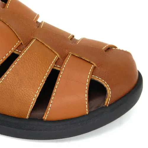 CONTERS Sandalias Casuales De Cuero Para Hombre Kn25q3-825