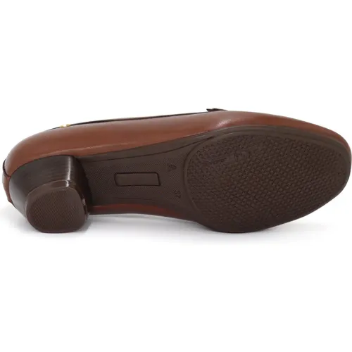 PAR&SS Mocasin Casual De Cuero Para Mujer Ka25q1-Km057