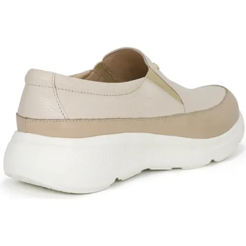 PAR&SS Mocasin Casual De Cuero Para Mujer Ka25q1-Aira