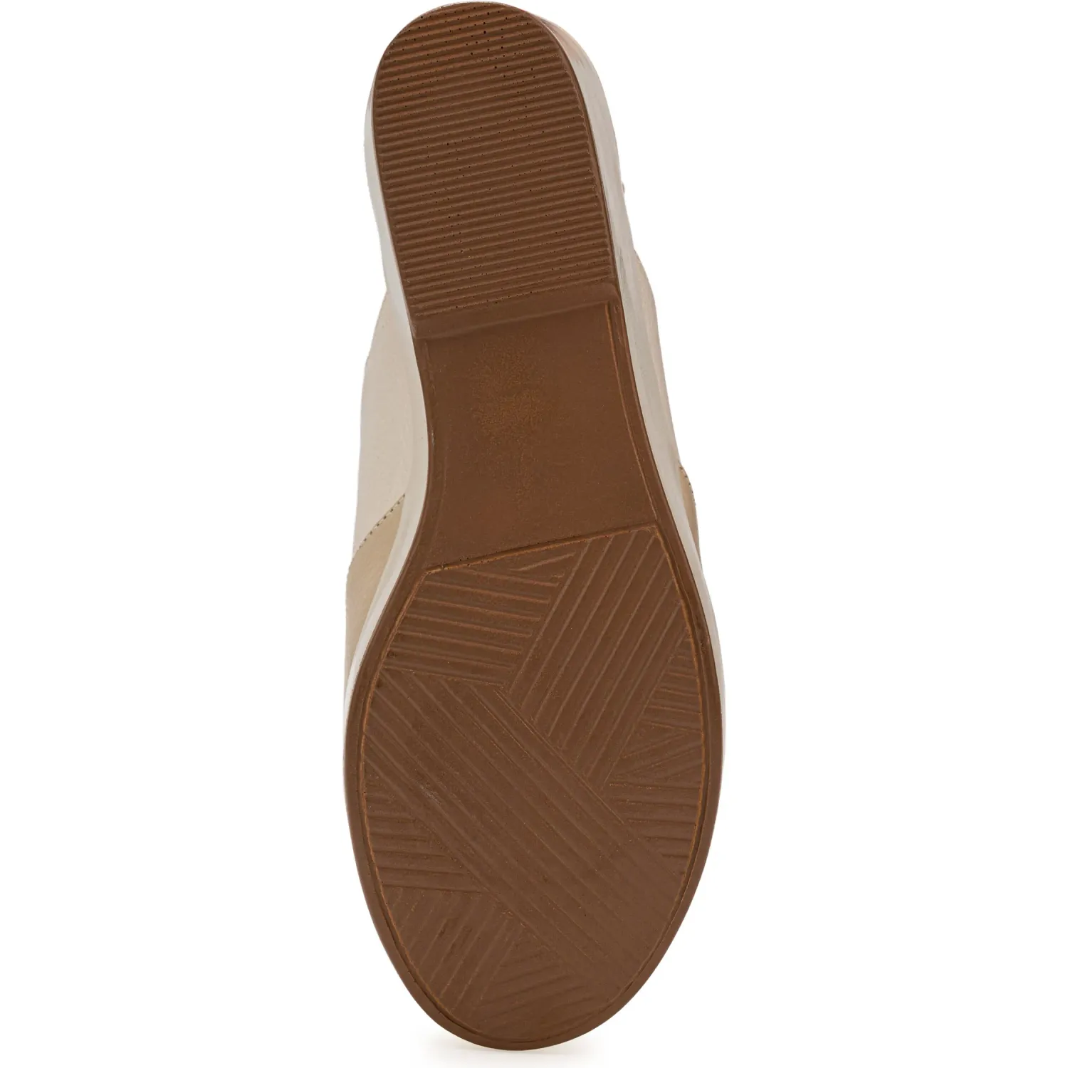 Zuecos Par&Ss Casuales De Cuero Para Mujer Ka25-Radelia color beige/hueso | Platanitos