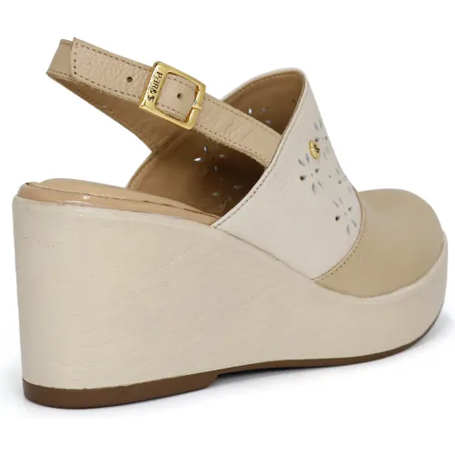 PAR&SS Zuecos Casuales De Cuero Para Mujer Ka25-Radelia