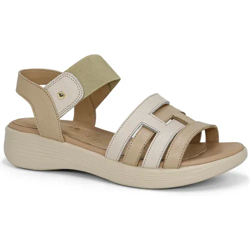 PAR&SS Sandalias Casuales De Cuero Para Mujer Ka25q4-Asia