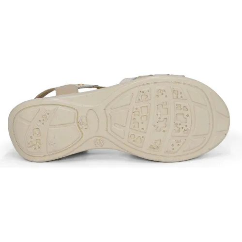 PAR&SS Sandalias Casuales De Cuero Para Mujer Ka25q4-Asia