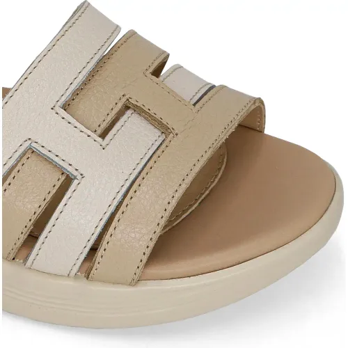 PAR&SS Sandalias Casuales De Cuero Para Mujer Ka25q4-Asia