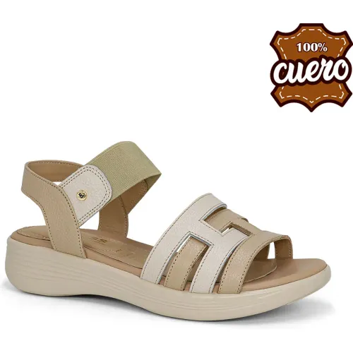 PAR&SS Sandalias Casuales De Cuero Para Mujer Ka25q4-Asia