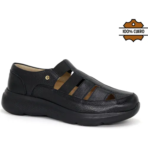 PAR&SS Sandalias Casuales De Cuero Para Mujer Ka25q4-Coral