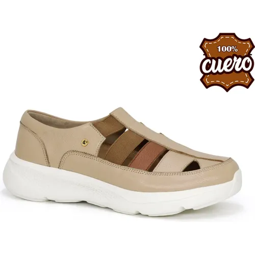 PAR&SS  de Mujer modelo Sandalias Casuales De Cuero Para Mujer Ka25q4-Coral mujer 2025111721364970512 Badana Eva