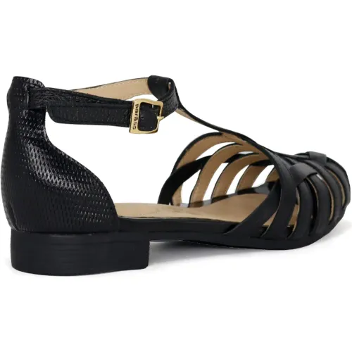 PAR&SS Sandalias Casuales De Cuero Para Mujer Ka25q4-Alisa