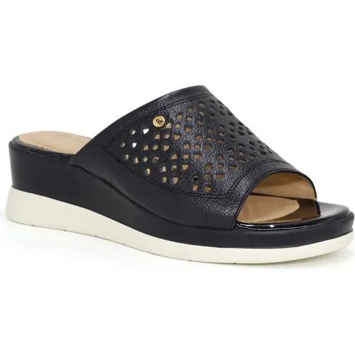 PAR&SS Sandalias Casuales De Cuero Para Mujer Ka25q4-Lyndy