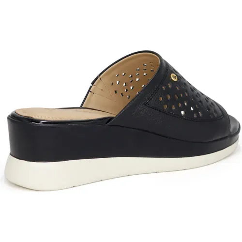 PAR&SS Sandalias Casuales De Cuero Para Mujer Ka25q4-Lyndy
