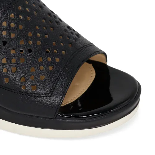 PAR&SS Sandalias Casuales De Cuero Para Mujer Ka25q4-Lyndy