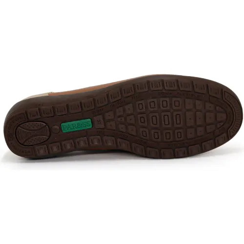 PAR&SS Mocasin Casual De Cuero Para Mujer Ka25q4-Drucila