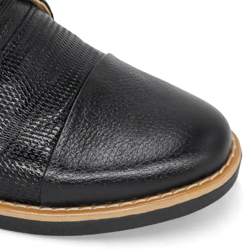 PAR&SS Zapatos Oxford De Cuero Para Mujer Ka25q4-2025