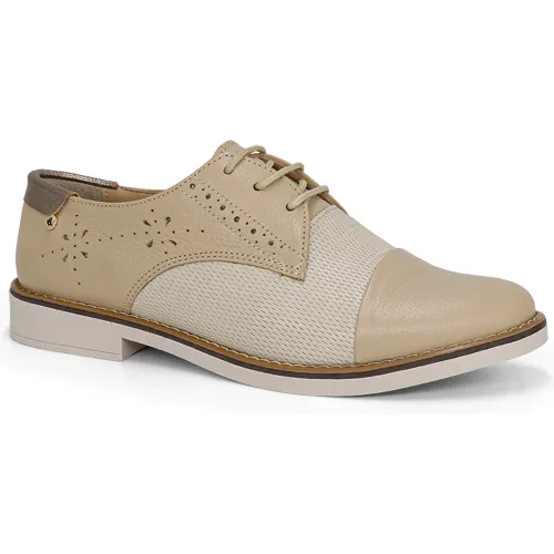 PAR&SS Zapatos Oxford De Cuero Para Mujer Ka25q4-2025