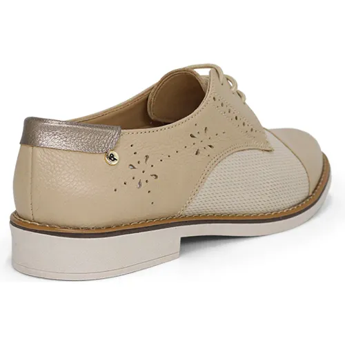 PAR&SS Zapatos Oxford De Cuero Para Mujer Ka25q4-2025