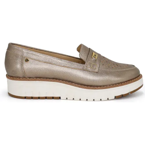PAR&SS Mocasin Casual De Cuero Para Mujer Ka25q4-Kalika