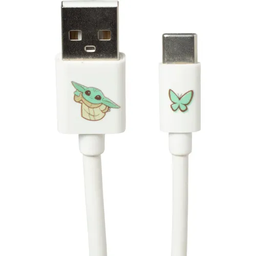 Star Wars Blanco modelo Cable Cargador Star Wars Mandalorian Tipo C Drm10 blancos plateados 2025111722442539500  