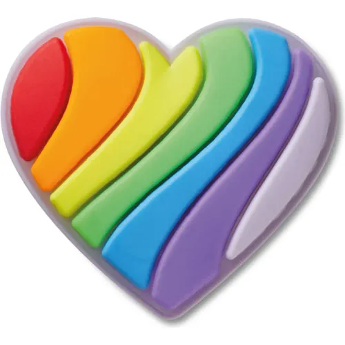 CROCS Jibbitz Pride Rainbow Heart