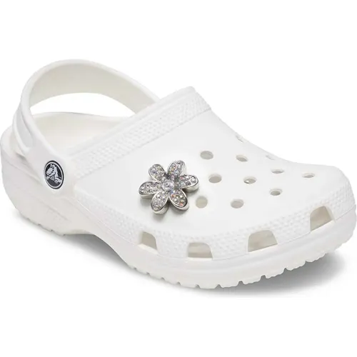 CROCS Jibbitz Silver Mnchrm Daisy 1