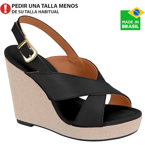 VIZZANO Negro de Mujer modelo Sandalia Cuña Mujer 6283.2 negros sintéticos mujer 2025111921402324877 Sintético Pvc