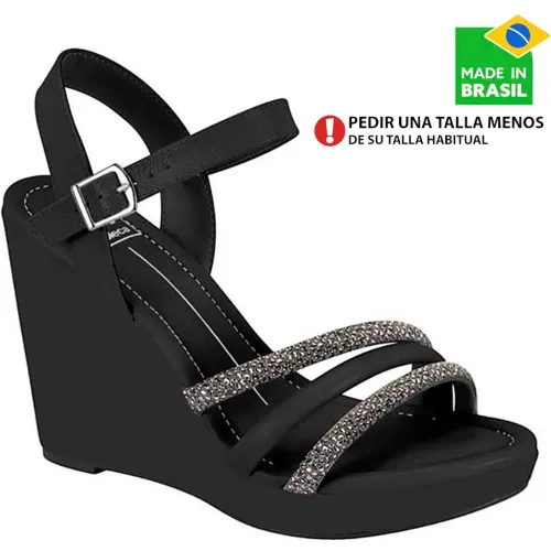 MOLECA Negro de Mujer modelo Sandalia Cuña Mujer 5411 negros sintéticos mujer 2025111921402326146 Sintético Pvc
