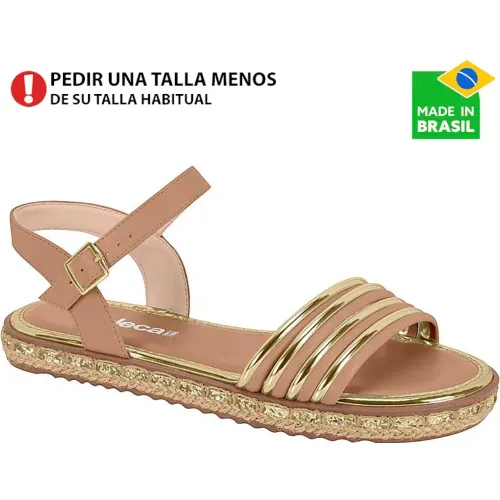 MOLECA Dorado de Mujer modelo Sandalia Mujer 5413 dorados sintéticos mujer 2025111921402326374 Sintético Pvc