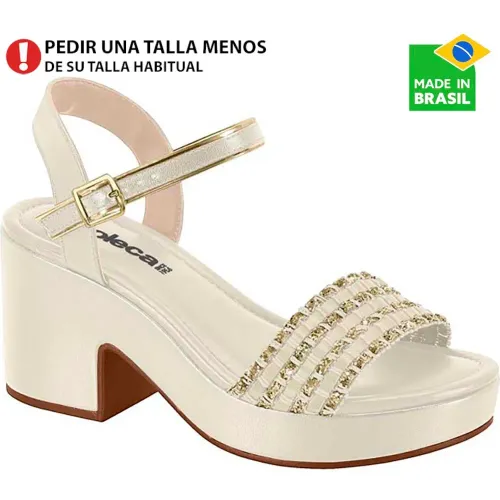 MOLECA Blanco de Mujer modelo Sandalia Plataforma Mujer 5549.11 sintéticos mujer 2025111921402326806 Sintético Pvc