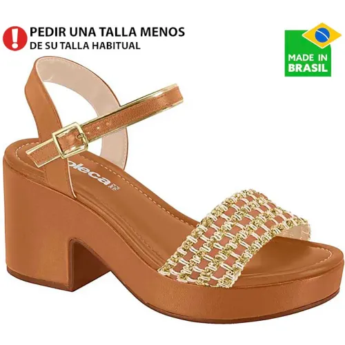 MOLECA de Mujer modelo Sandalia Plataforma Mujer 5549.11 cameles sintéticos mujer 2025111921402326821 Sintético Pvc