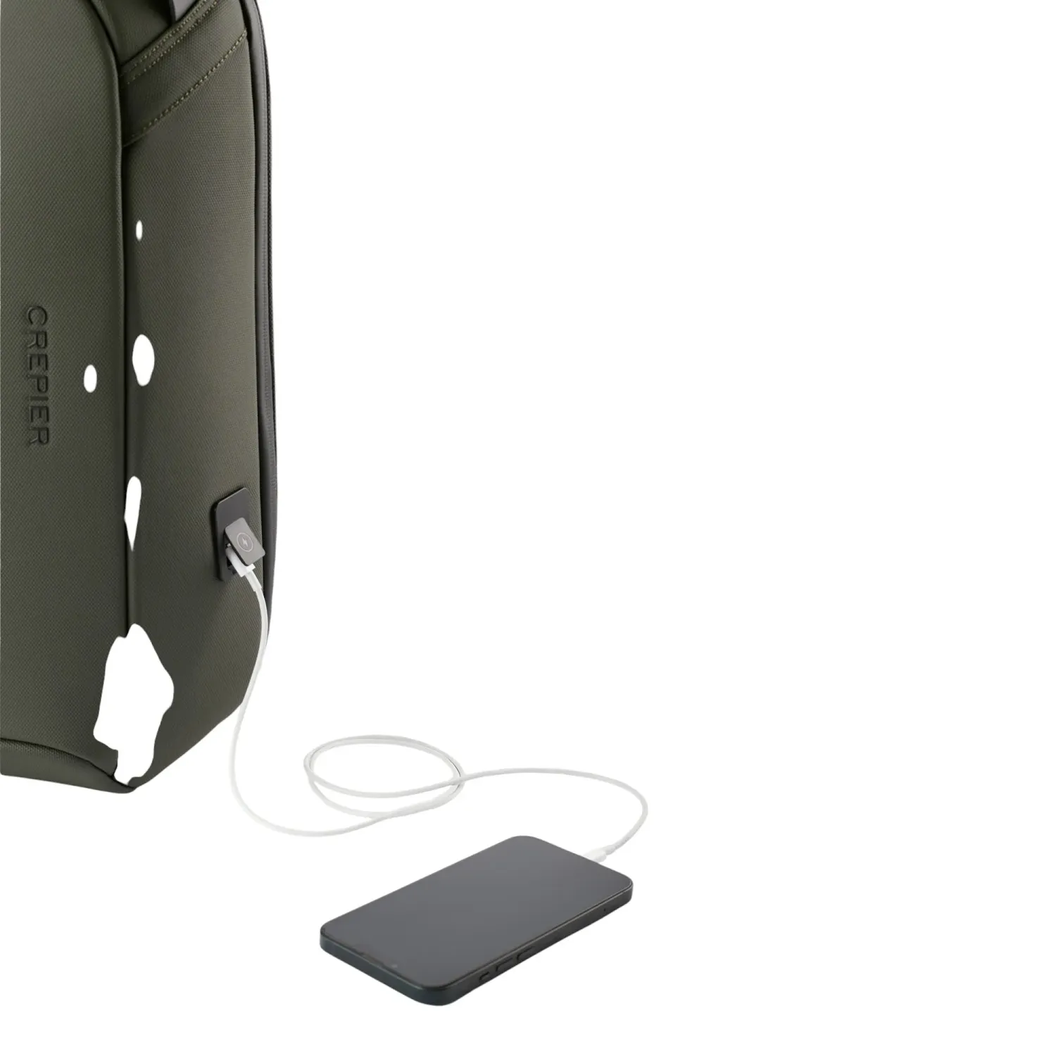 Mochila Crepier Hombre Hassel Grande color verde | Platanitos