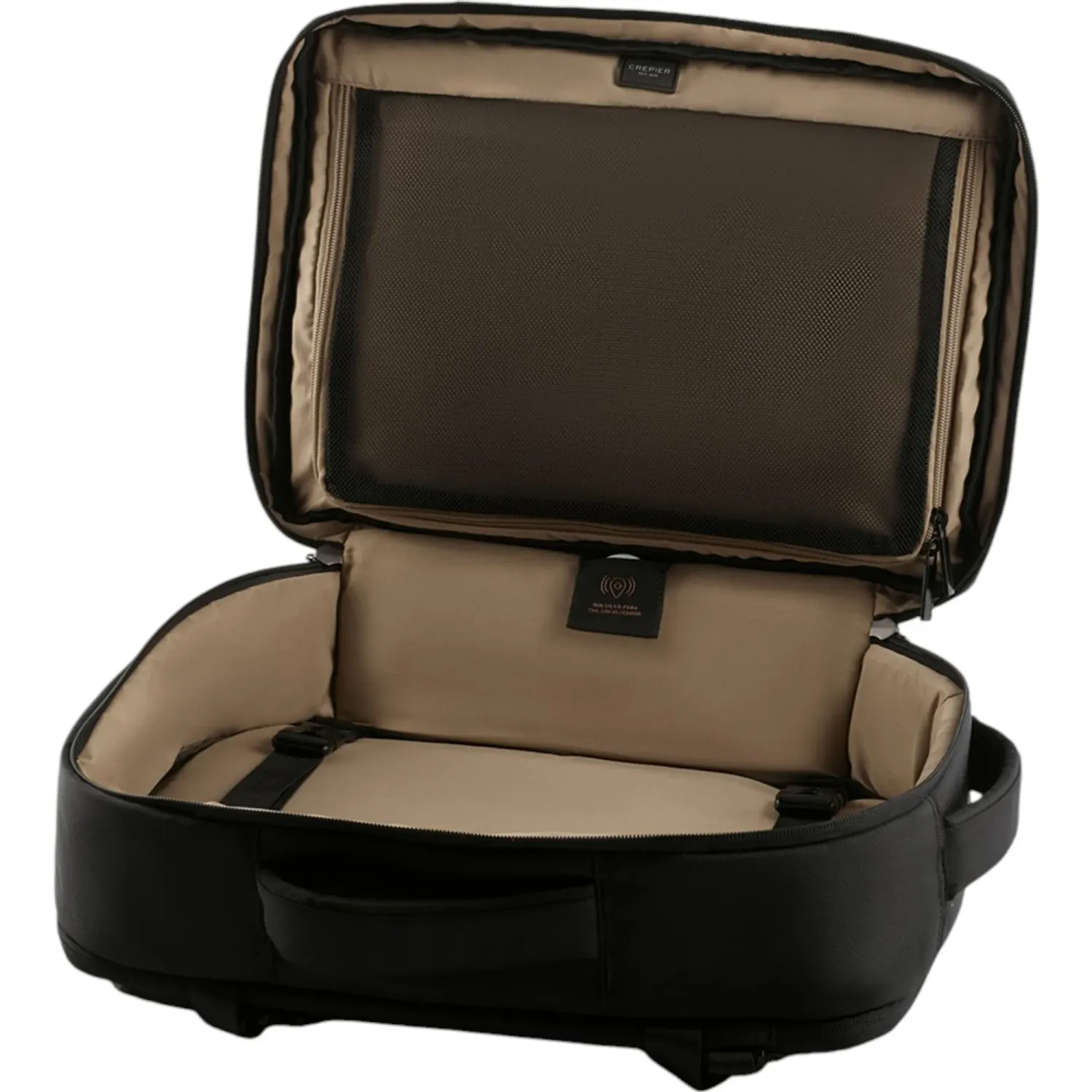 CREPIER Mochila Crepier Viajera Unisex Burneo 3.0 Grande color negro | Platanitos