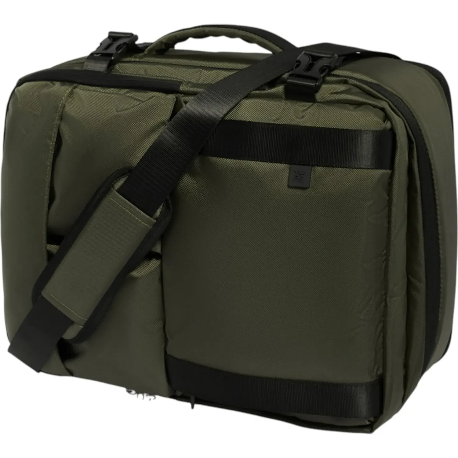 Mochila Crepier Viajera Unisex Burneo 3.0 Grande color verde | Platanitos