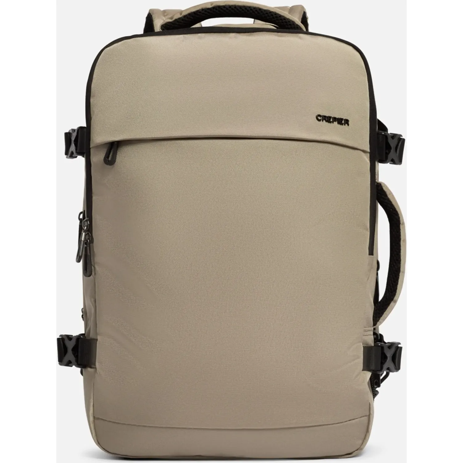 Mochila Crepier Viajera Unisex Preston 3.0 Grande color avena | Platanitos