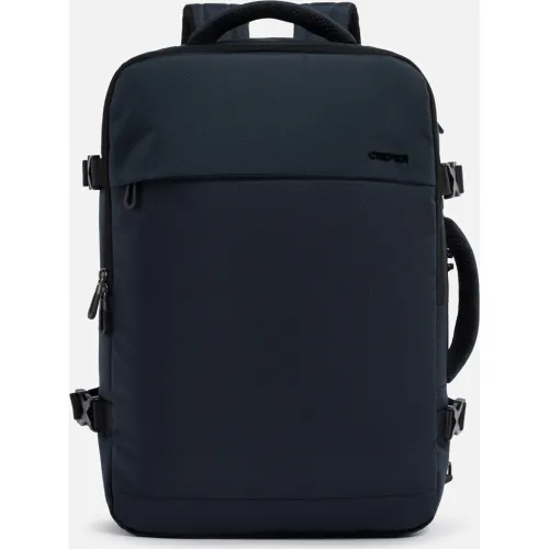 Mochila Crepier Viajera Unisex Preston 3.0 Grande color azul | Platanitos