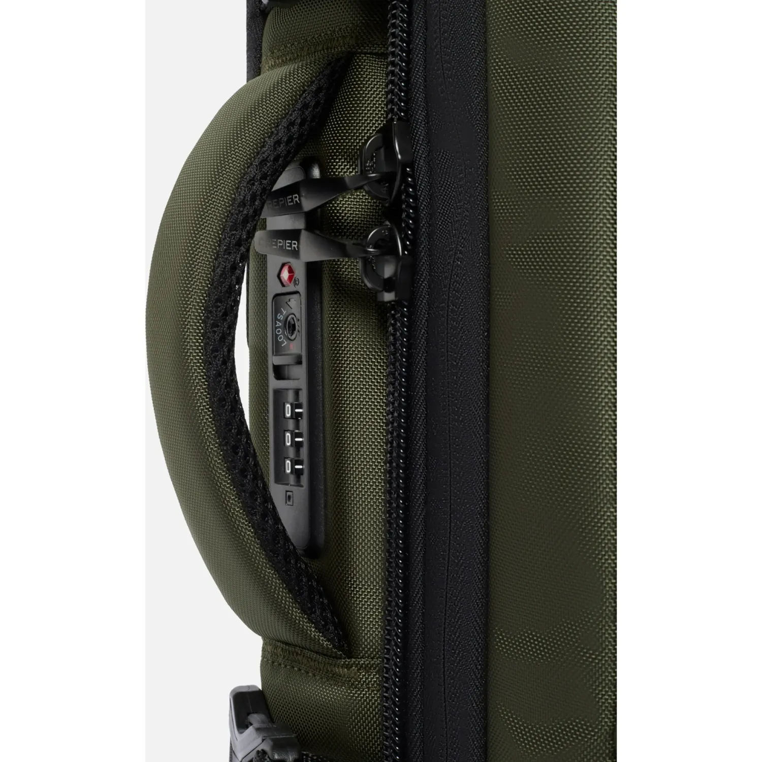 Mochila Crepier Viajera Unisex Preston 3.0 Grande color verde | Platanitos