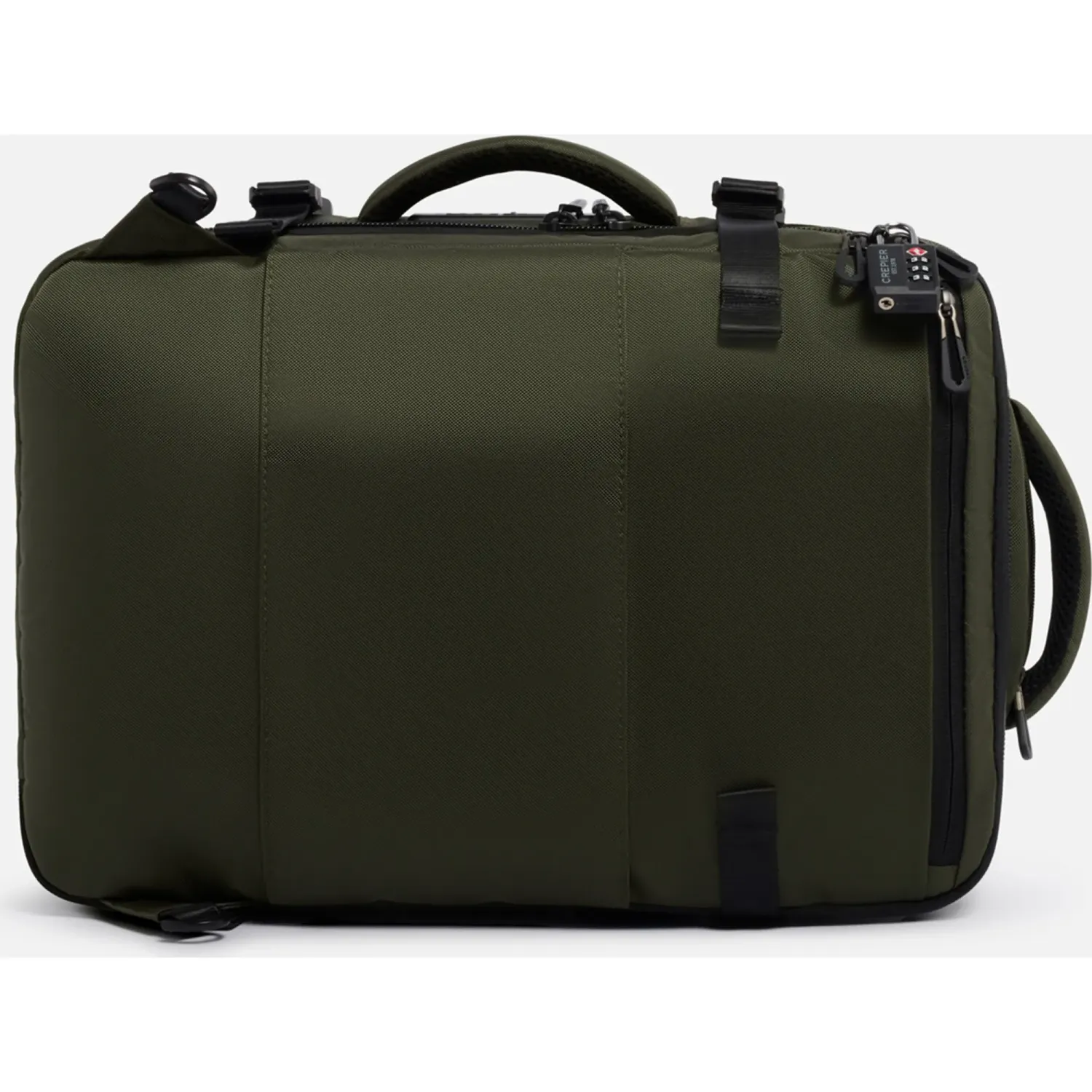 Mochila Crepier Viajera Unisex Preston 3.0 Grande color verde | Platanitos