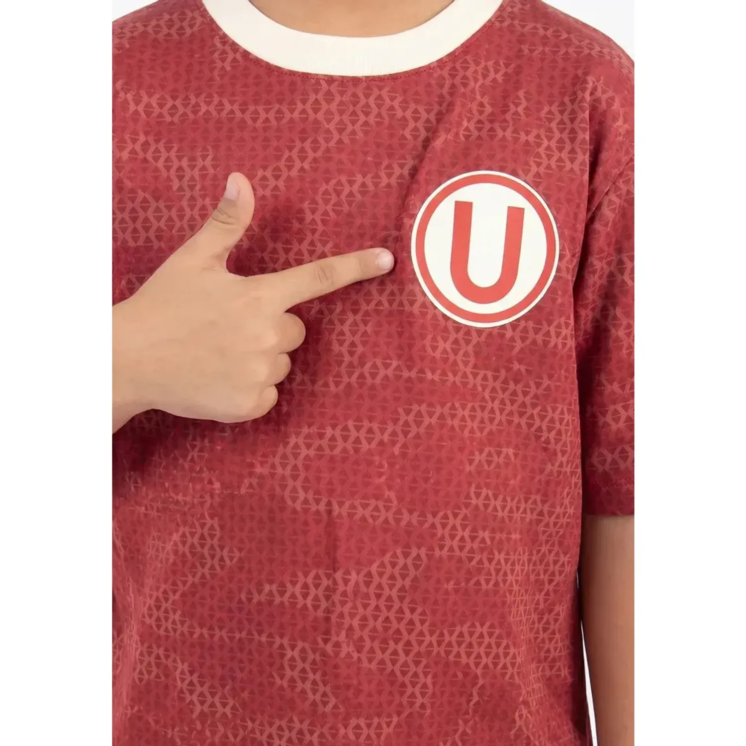 Pijama Kayser Universitario Niño color guinda | Platanitos