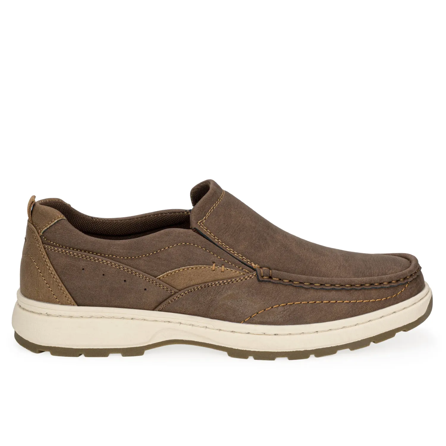 Mocasin Just4U Caballero M Ivan color marron | Platanitos