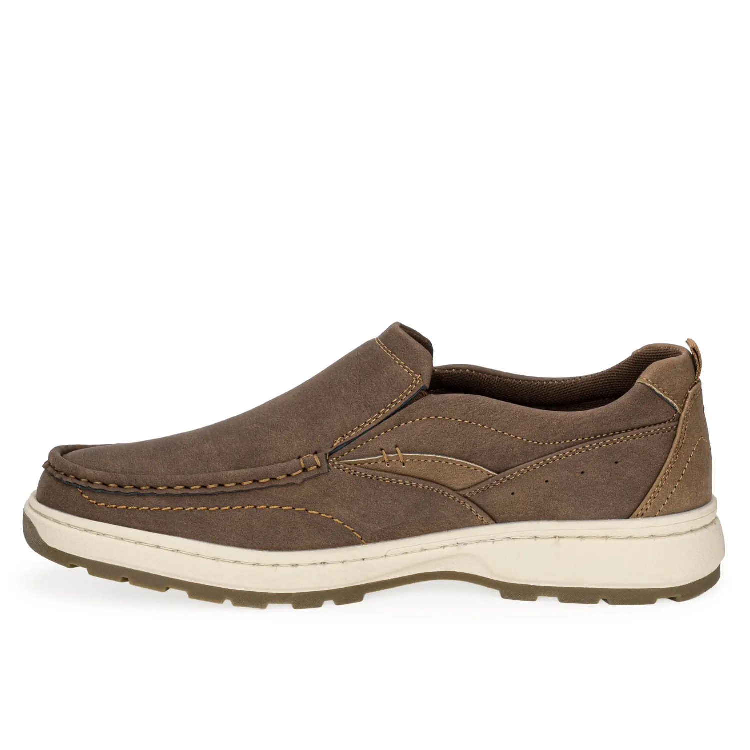 Mocasin Just4U Caballero M Ivan color marron | Platanitos