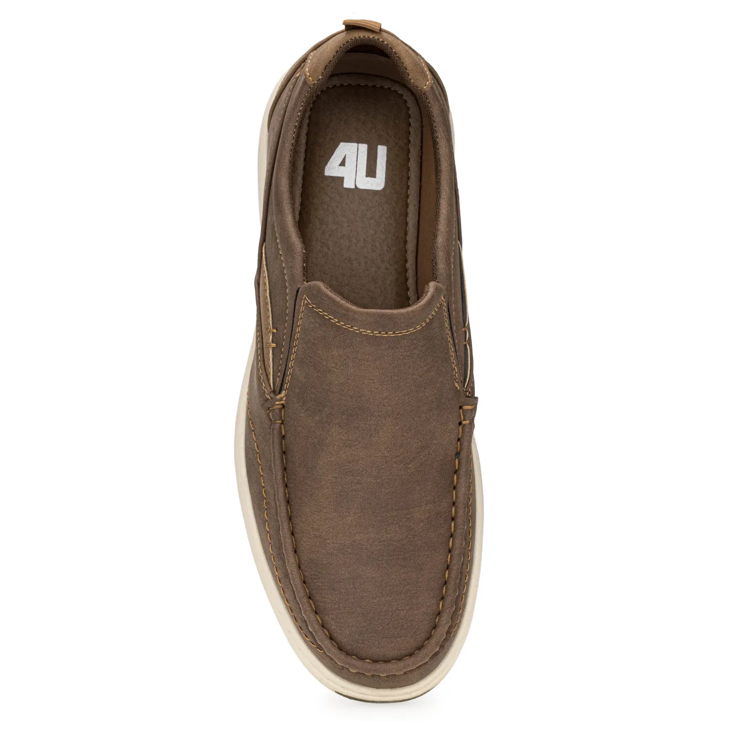 Mocasin Just4U Caballero M Ivan color marron | Platanitos