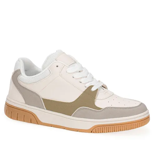 Zapatilla Just4U Caballero Z Daniel color blanco | Platanitos